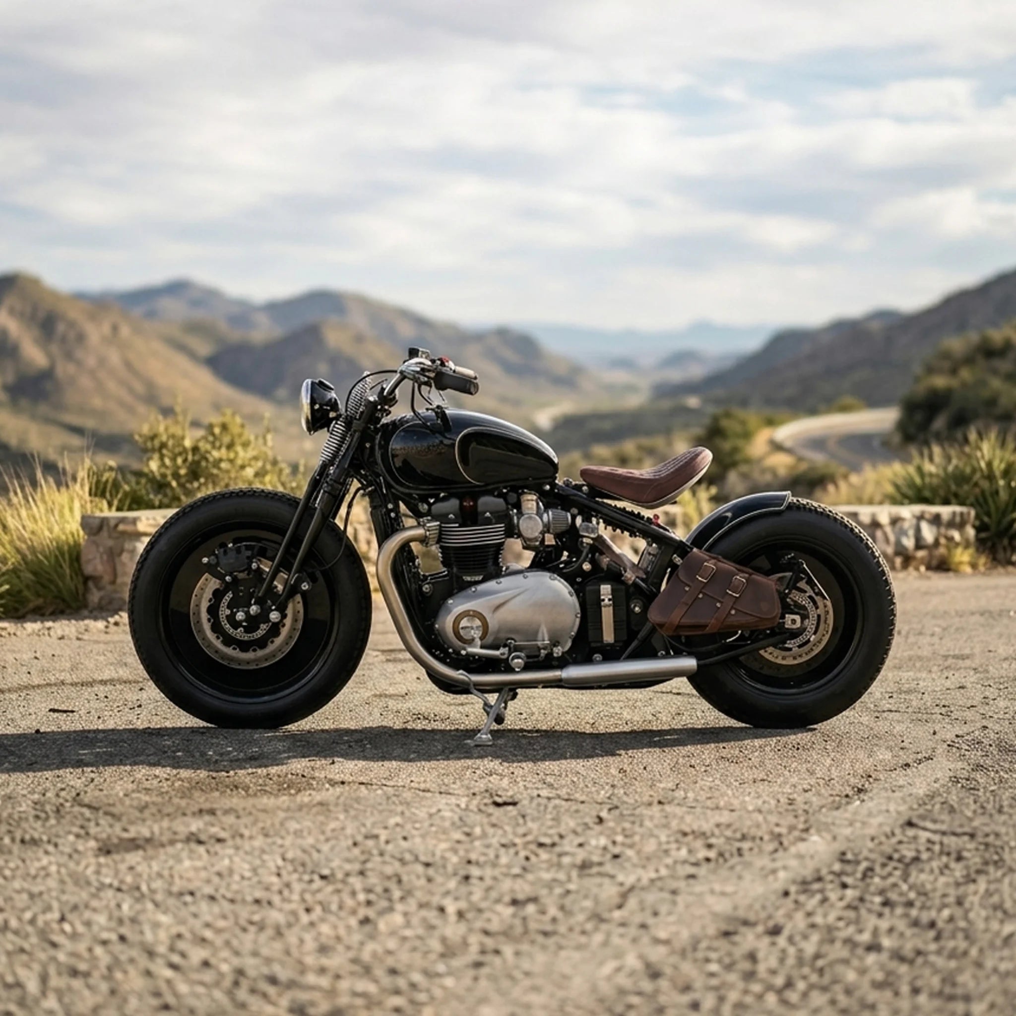 Triumph Bobber Speedmaster Solotasche links - TBL01