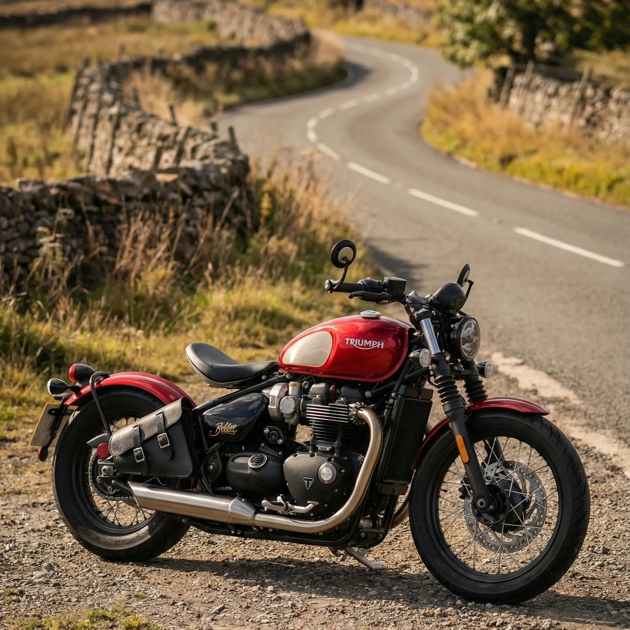 Triumph Bobber Speedmaster Solotasche rechts - TBR01